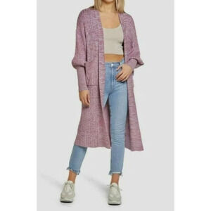 AFRM Women Jach In‎ Marled Open Front Cardigan Size Plus O/S